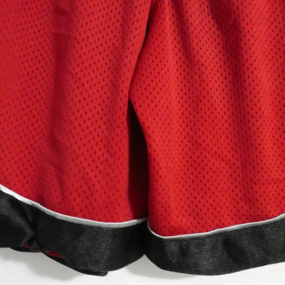 ATHLETIC WORKS | Boys 6X | Red Basketball Shorts | Basketball Stars - Picture 14 of 15